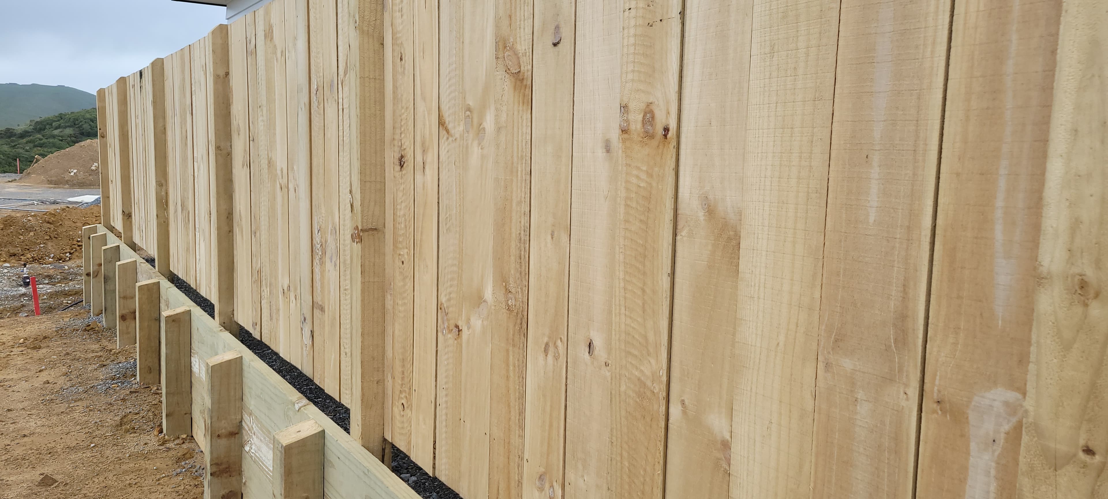 Fencing project by iScape Limited in Wellington