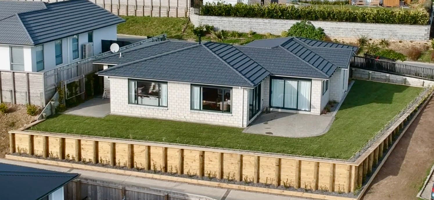 Retaining Walls project by iScape Limited in Wellington